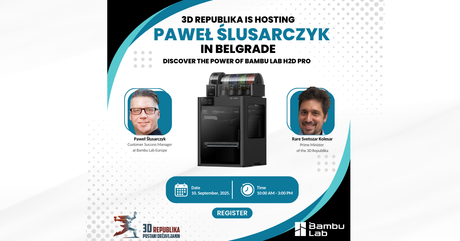 3D Republika is hosting Paweł Ślusarczyk in Belgrade