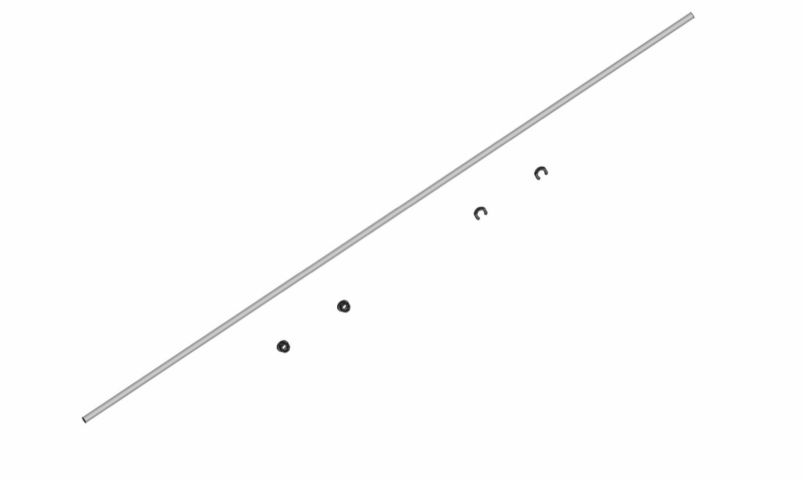 UltiMaker Bowden pack L750 with collets & clips for service (UM-226572)