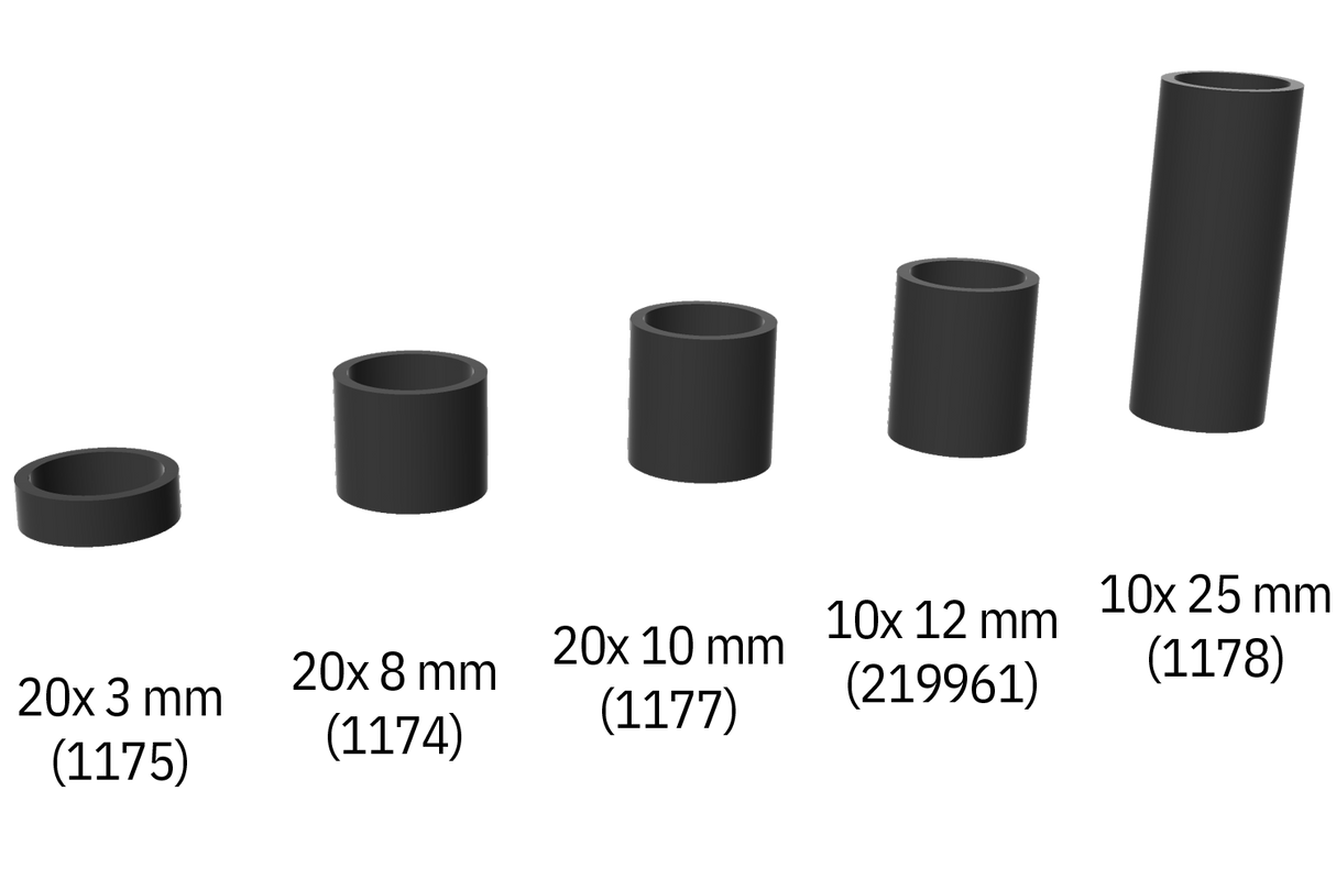 UltiMaker Pulley Spacers (UM2, UM3, 2+C, S Series)