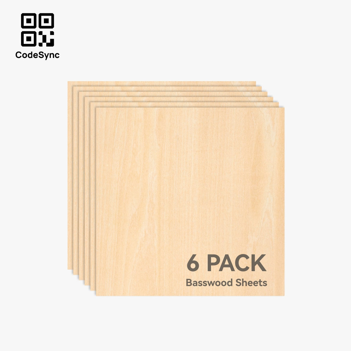 Bambu Lab 3mm Basswood Plywood (6PCS) (B-YA001)