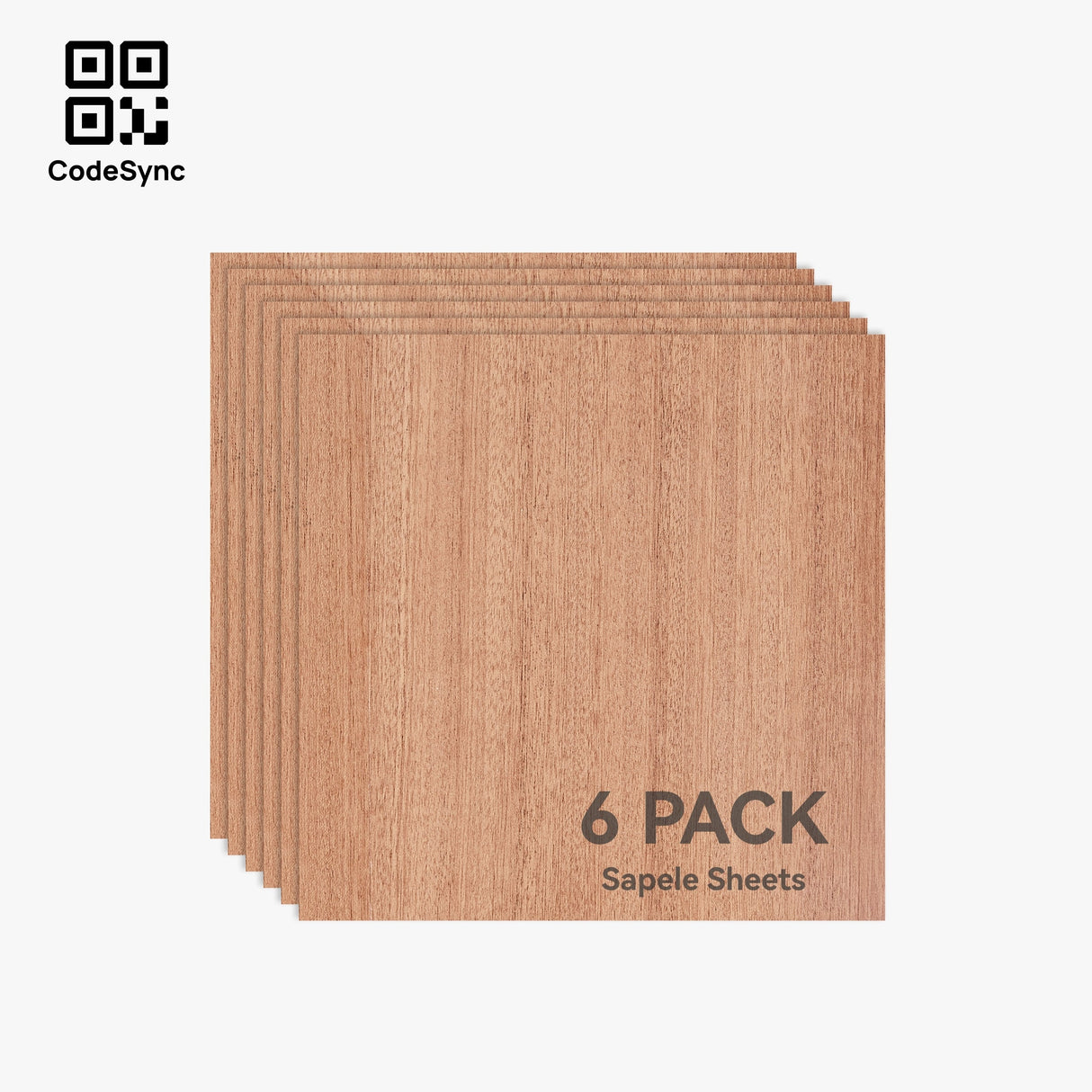 Bambu Lab 3mm Sapele Plywood (6PCS) (B-YA004)