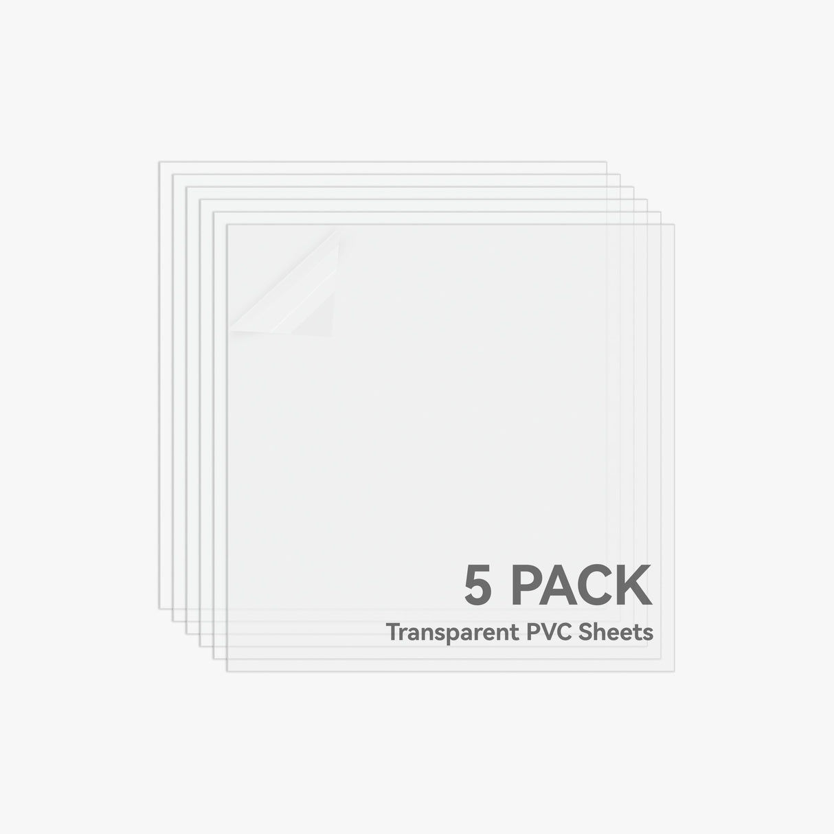 Bambu Lab 0.3mm Transparent PVC Sheet (B-YF001)