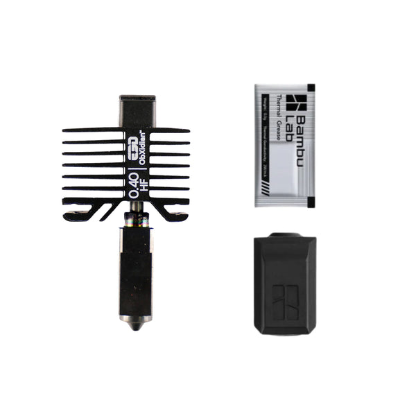 High Flow ObXidian™ HotEnd for Bambu Lab X1/P1 Series 0.40mm BAMBU-HF-OBX-MO-0400-SPK