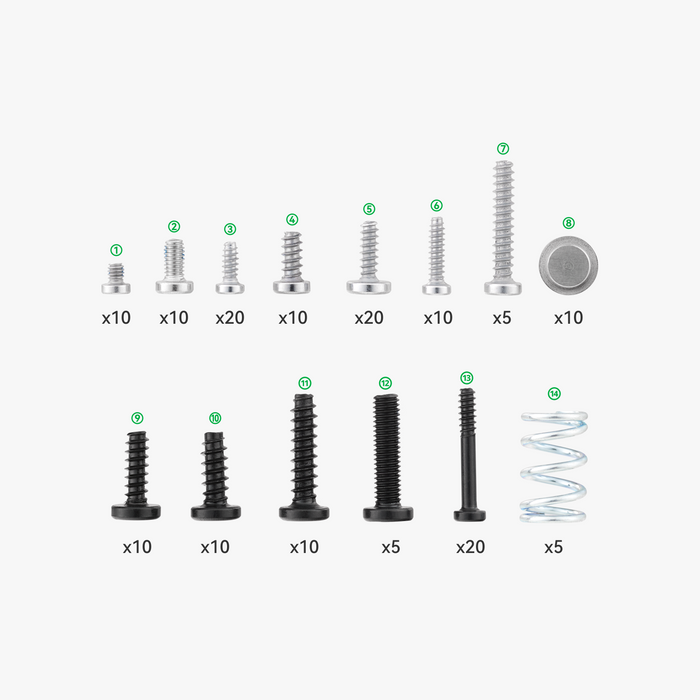 Screws Kit - A1 Series and AMS lite SCR003