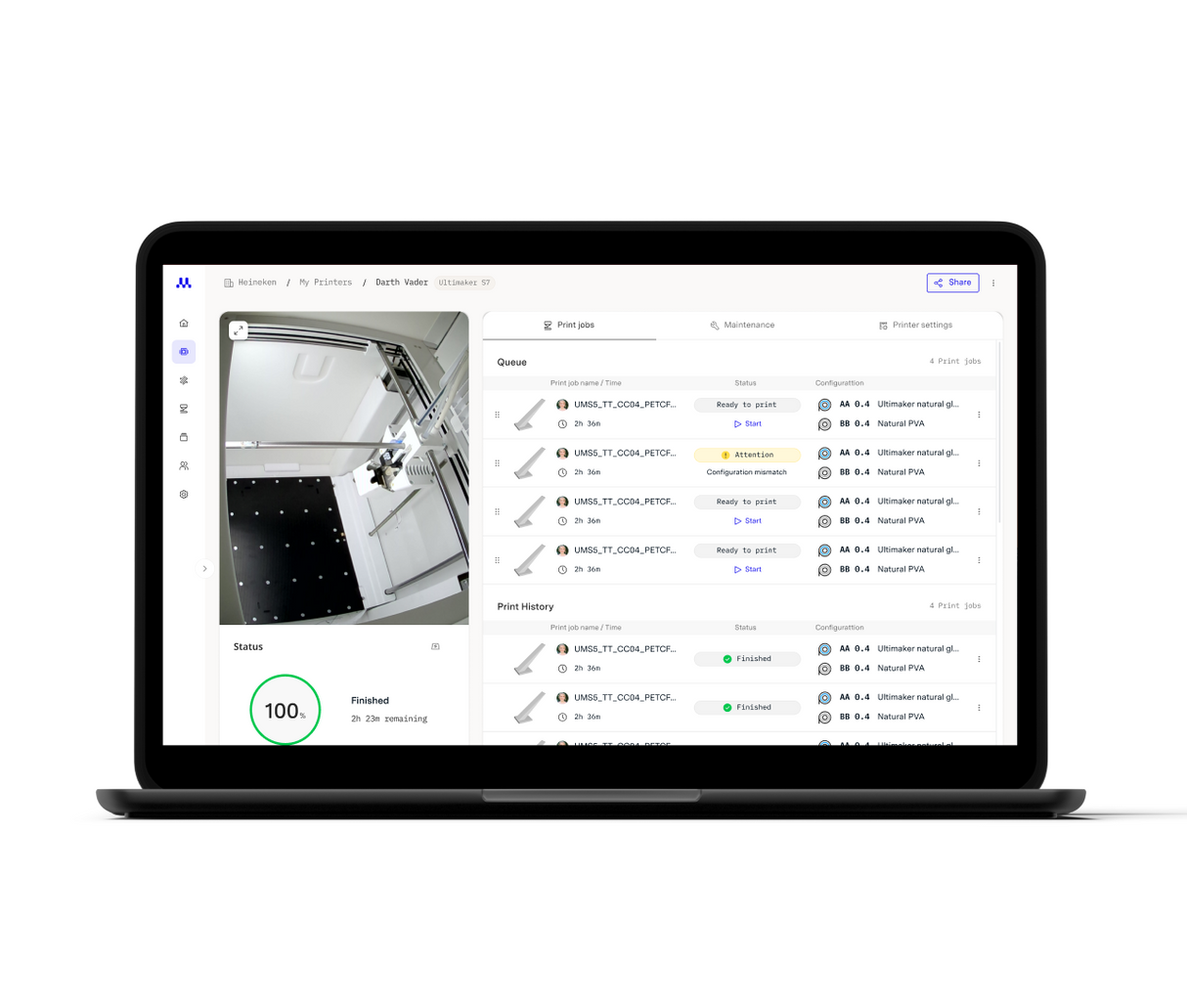 UltiMaker Digital Factory Studio (1-5 Printers) - 1 Year