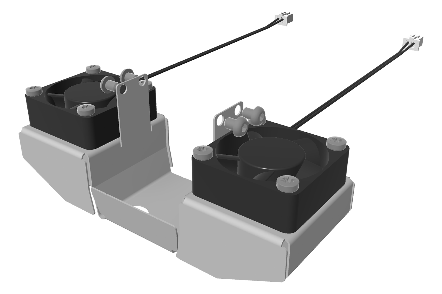 Ultimaker Um2 Racking UltiMaker Fan Bracket Assembly (UM2, 2+C) – 3D Republika