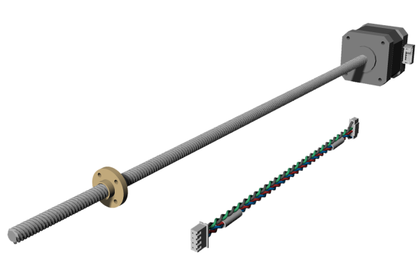Ultimaker Z motor with lead nut