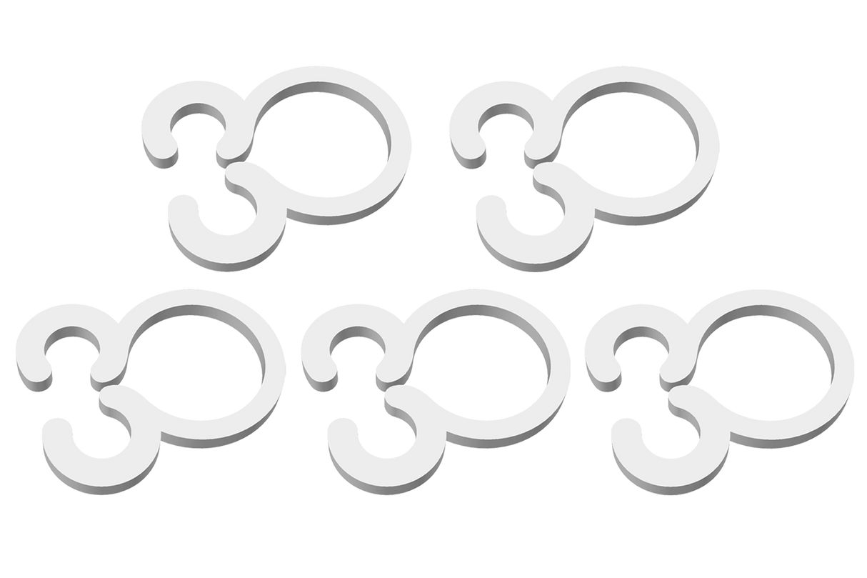 UltiMaker Braided Sleeve Clip Pack (UM2, 2+C)
