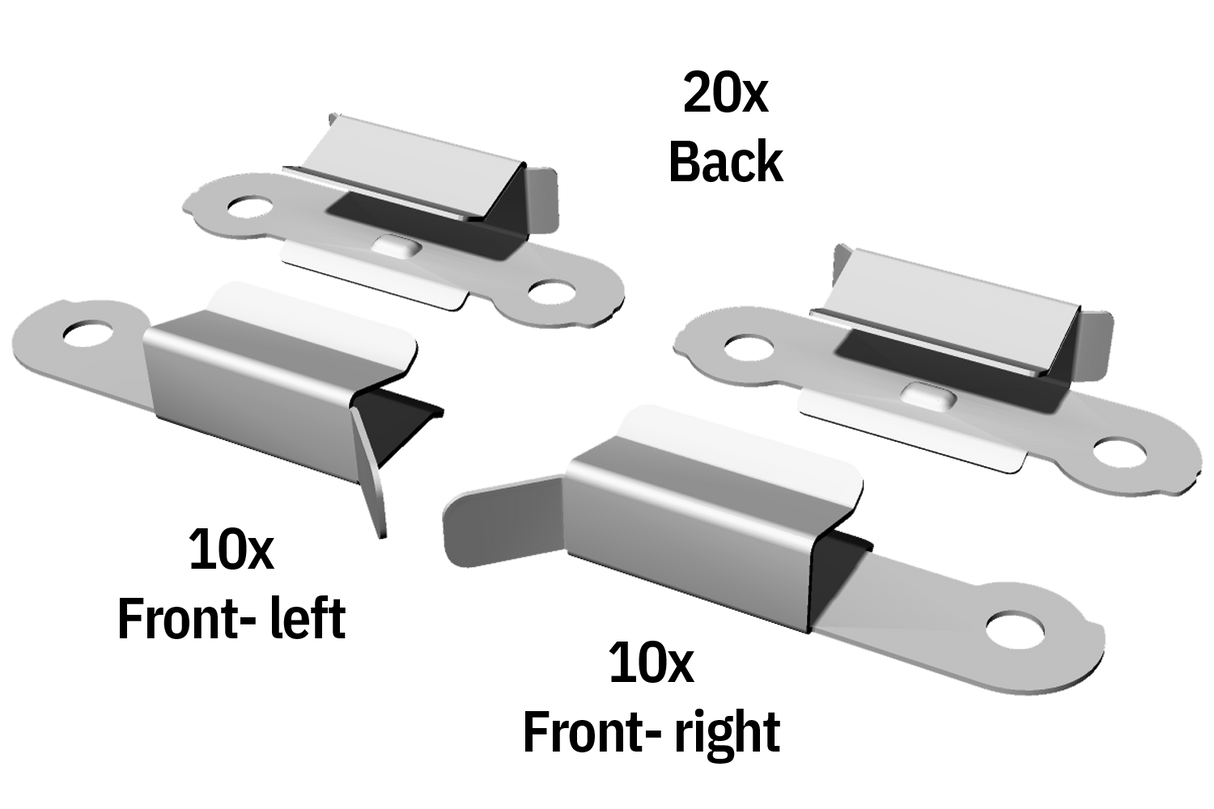 UltiMaker Build Plate Clip - Bulk Pack (For Glass Build Plate)