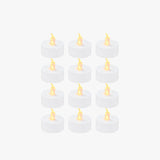 Bambu Lab LED Flame Tea Light Candle Set Warm Yellow (12pcs) (B-KC008)