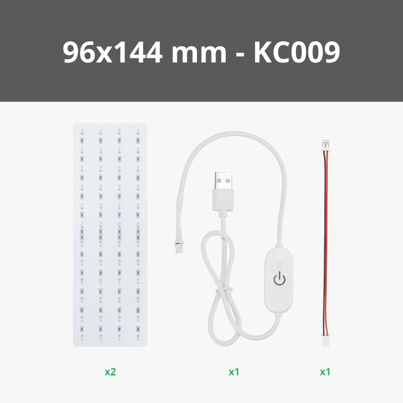 Bambu Lab Lithophane LED Backlight Board Kit (2PCS) (B-KC009)