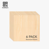 Bambu Lab 3mm Basswood Plywood (6PCS) (B-YA001)