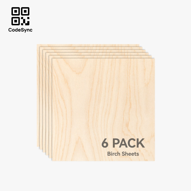Bambu Lab 3mm Birch Plywood (6PCS) (B-YA002)