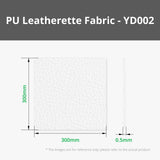 Bambu Lab White Pebbled PU Leatherette Fabric (B-YD002)