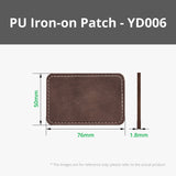 Bambu Lab Rectangular PU Iron-on Patch - Rustic to Gold (10PCS) (B-YD006)