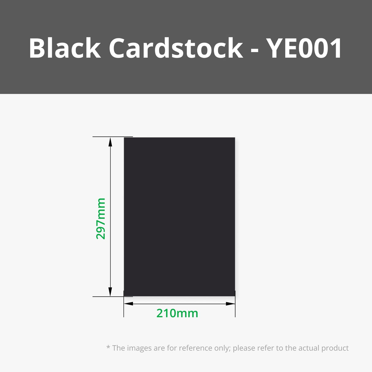 Bambu Lab A4 250g Black Cardstock (B-YE001)