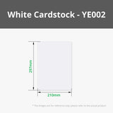 Bambu Lab A4 250g White Cardstock (B-YE002)