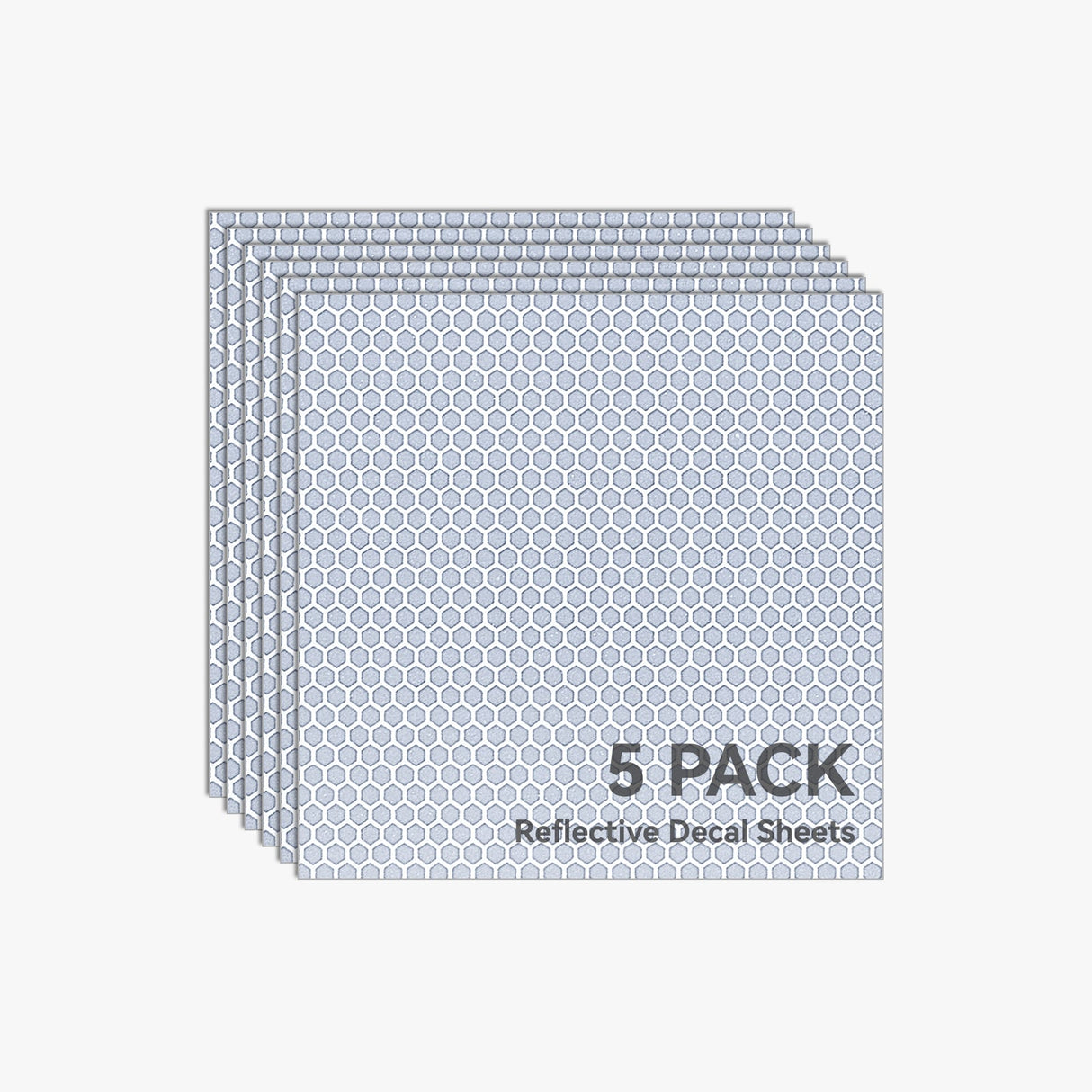 Bambu Lab Light Gray Reflective Decal Sheet (B-YZ002)